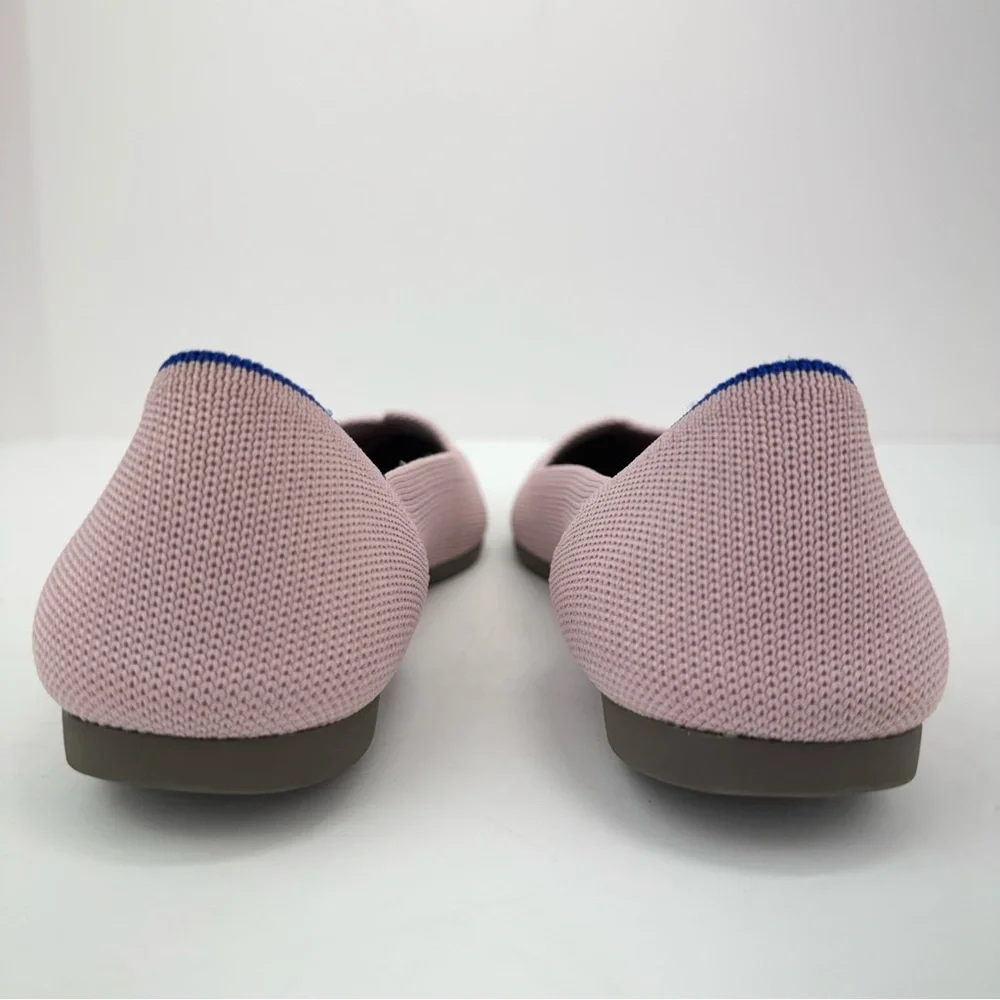 Rothy's size 7.5 Women’s The Point Petal Pink Pointed Toe Slip-On Ballet Flats
